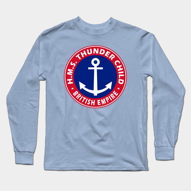 HMS Thunder Child Long Sleeve T-Shirt by Lyvershop